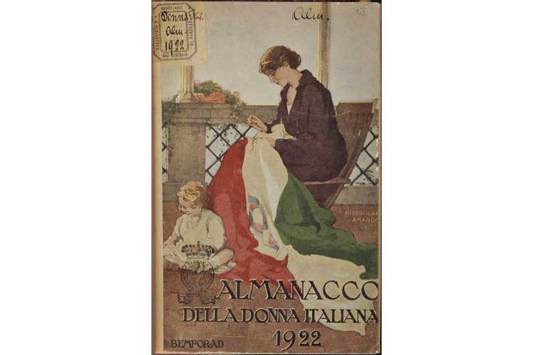 Almanacco della donna italiana 1922 Biblioteca Nazionale Centrale Firenze 2